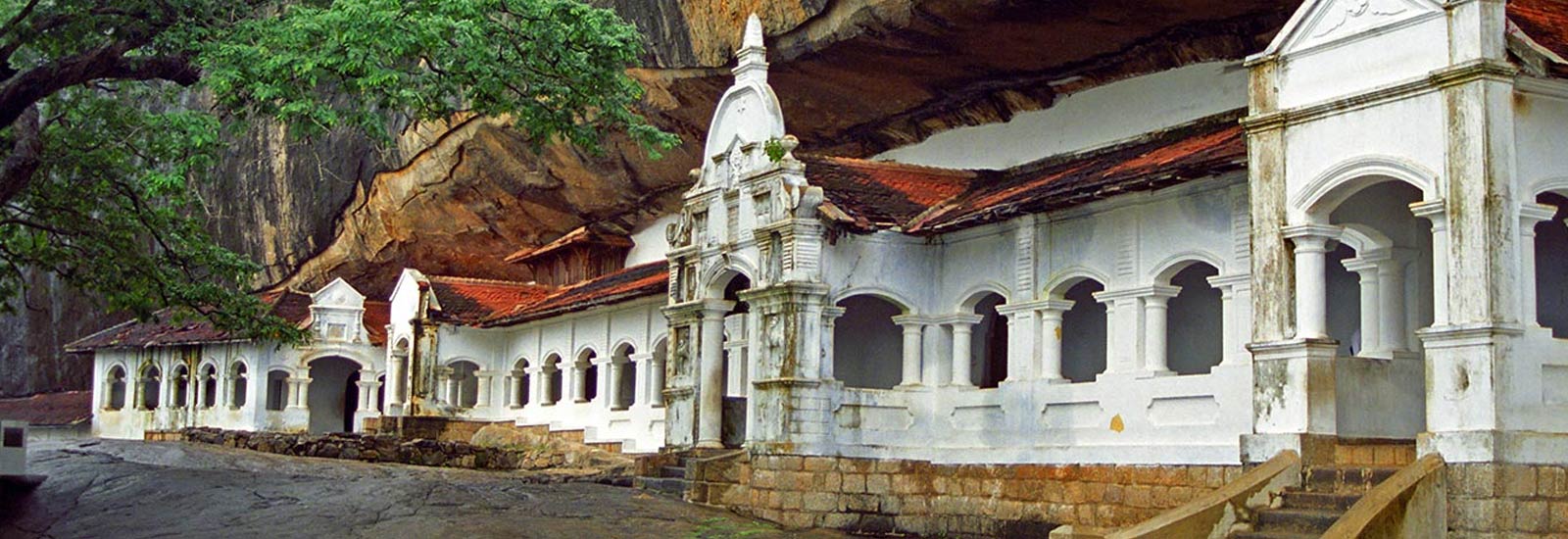 Palace ruins on summit