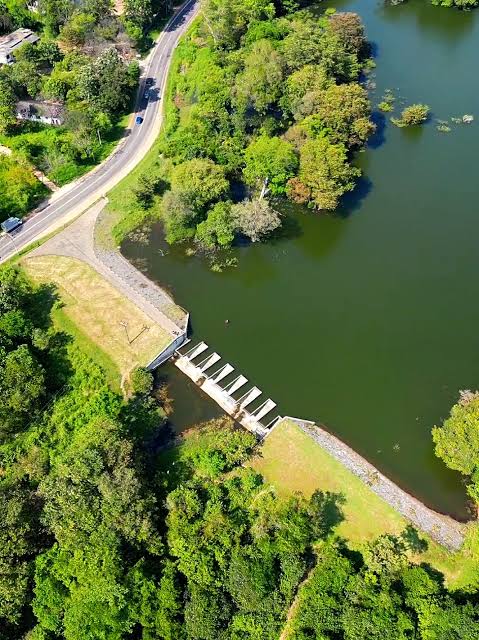 Aerial view of Sigiriya